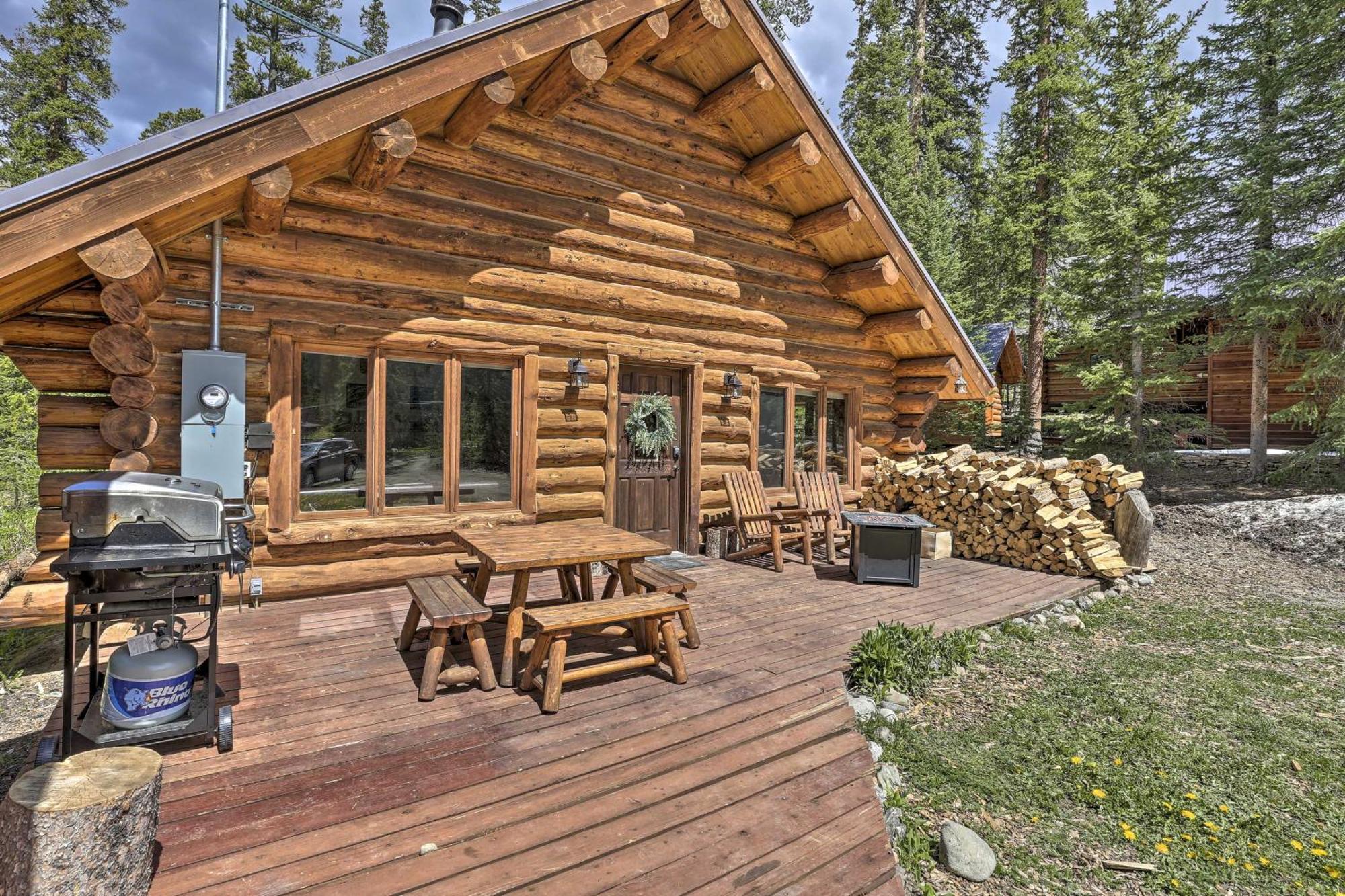 Cozy Breckenridge Cabin With Deck, 8 Mi To Gondola Exterior foto